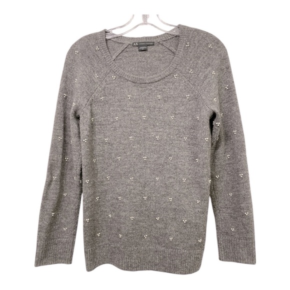 Armani Exchange Gray and Pearl Sweater size SP - Picture 1 of 11